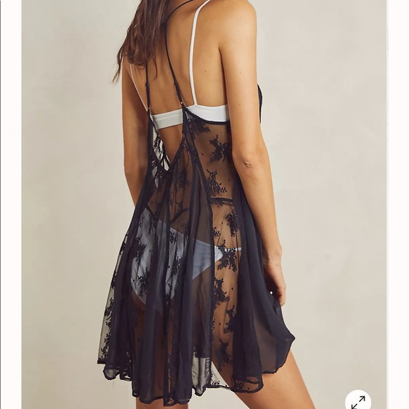 Free People Intimately Turquoise Slip - Picture 8 of 9